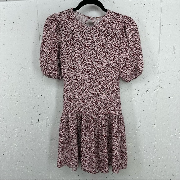 Free People Size XS Dancing In The Dark Burgundy Dress - Picture 2 of 13